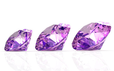 Fototapeta premium amethyst (high resolution 3D image)