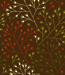 Branches ornament  Holiday bright background