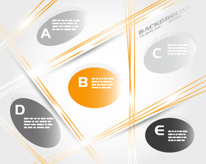 orange abstract infographic background