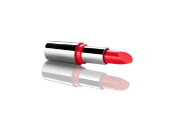 Lippenstift rot liegend