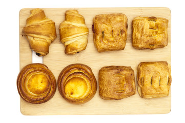 Fresh baking on cutting board