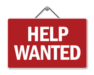 Help wanted sign - 52571905