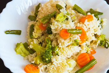 rice with vegetables