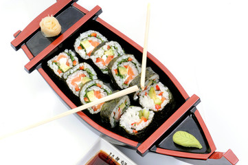 Sushi boat.
