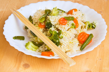 rice with vegetables