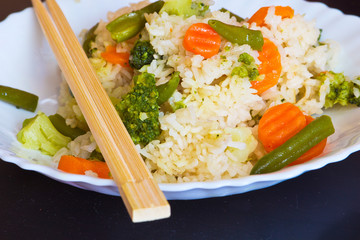 rice with vegetables