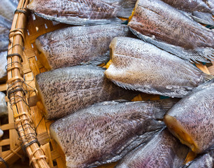 Dried Sepat Siam, Dried Snakeskin gourami (Trichogaster pectoral