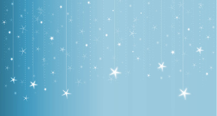 Sfondo azzurro luci e stelle © ales74