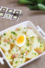 Patatas aliñadas, ensalada de patata