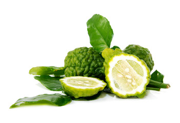 Fresh green lime. Kafir