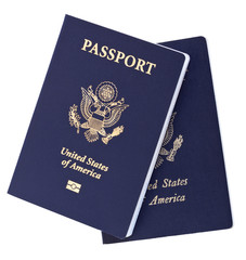 Isolated American Passports