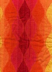 Towel Cloth Texture - Pink, Red, Orange & Yellow