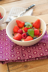 Müsli zum Frühstück