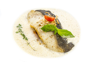 Рыба под крем- соусом