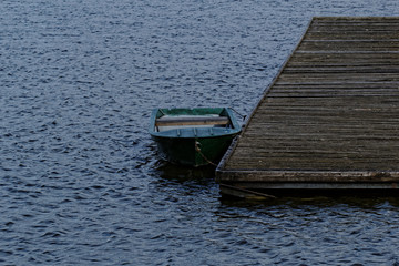 small boats on the harbor