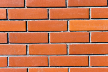 Red brick wall texture as background