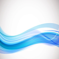 Vector Illustration of an Abstract Wave Design