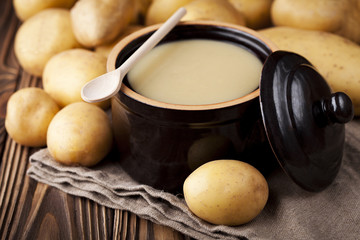 Potato cream soup