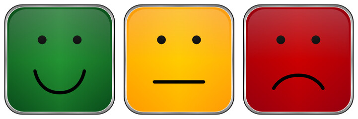 Quadratisches Smiley-Set