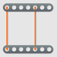 abstract object with arrows