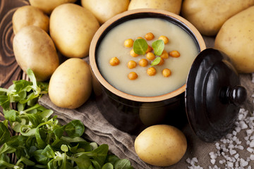 Potato cream soup