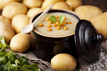 Potato cream soup