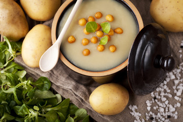 Potato cream soup