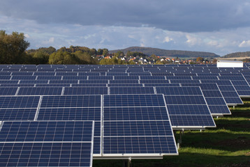 Solarpark bei Homberg (Effze) in Hessen