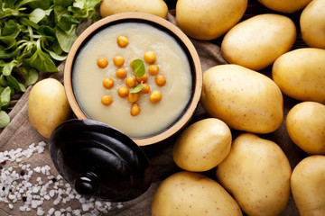 Potato cream soup