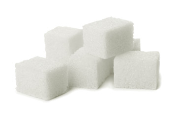 Pile of sugar lumps