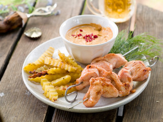 Chicken kebabs