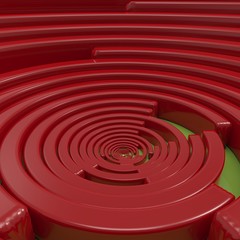 Abstract background with  spiral elements