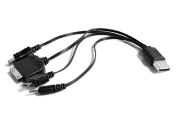 Fototapeta premium Different usb charging plugs