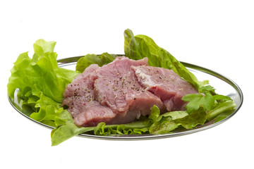 Fototapeta premium Raw pork meat