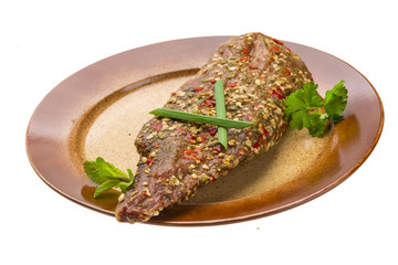 Smoked beef