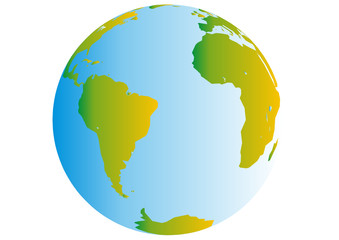Planet Erde - Südamerika mit Afrika