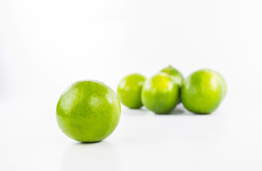 A group of lime fruit