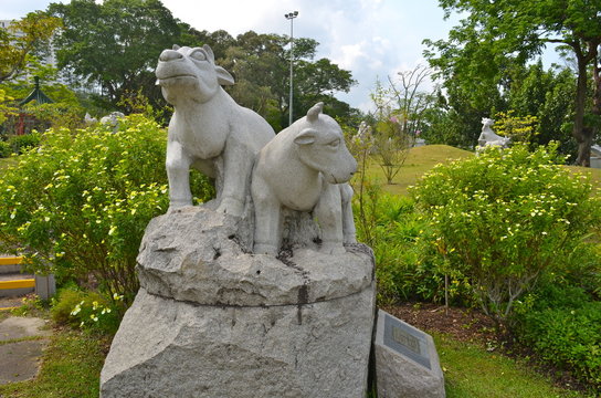 Zodiac Statue in Garden of Abundance, Chinese Garden, Singapore