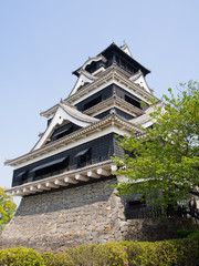 Kumamoto castle in Japan
