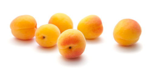 small ripe apricots