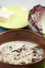 Riso gorgonzola e radicchio