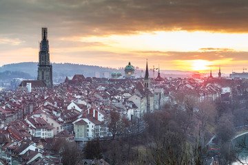 Bern at Sunset, HDR