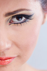 Obraz premium Beautiful Woman with Luxury Makeup