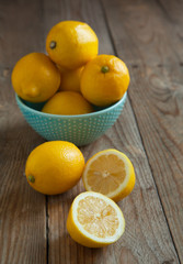 Fototapeta na wymiar Fresh lemons