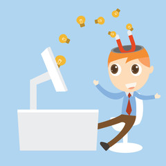 Magnet attracts idea