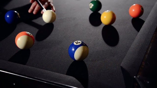 billiard game situation