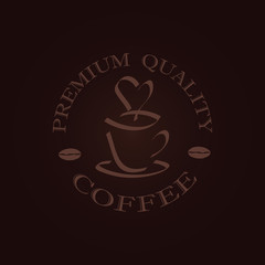 minimal coffee label