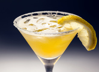 Yellow cocktail