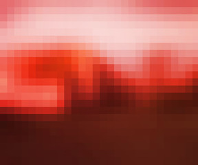 Red Pixels Mosaic Texture