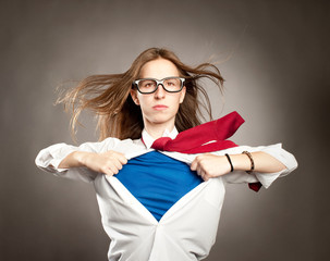 woman like a superhero © xavier gallego morel